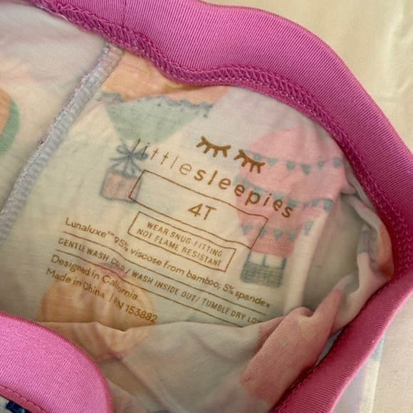 Little Sleepies Hot Air Balloon Kids Pajamas - Picture 6 of 7